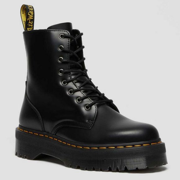 Dr. Martens Shoes - Dr. Martens Jadon Vegan  Platform Boots Black Womens 7